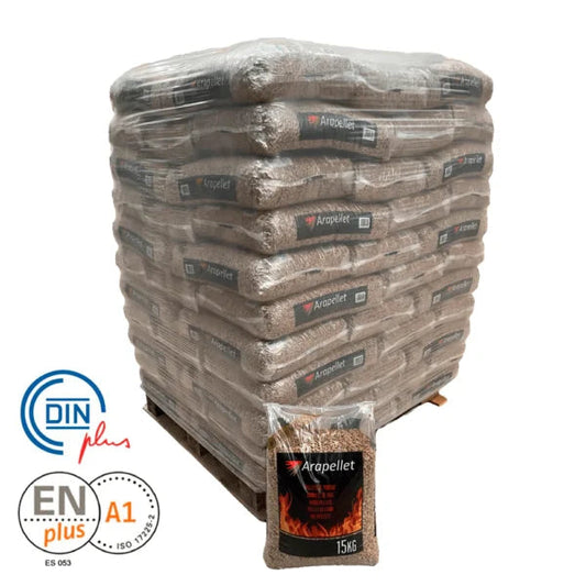 Palet de 77 sacos de pellet ARAPELLET